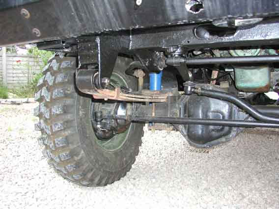 101GS front axle and steering assembly