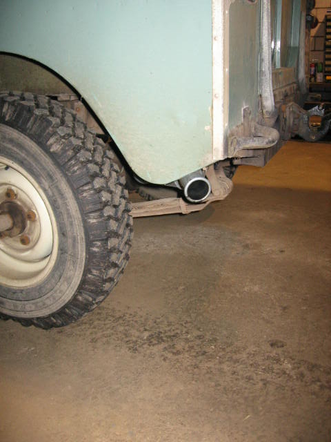 Land Rover Series Two Tdi Exhaust Tailpipe